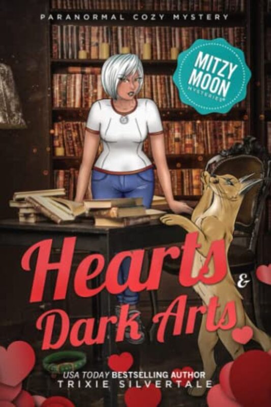 Book cover for "Hearts and Dark Arts" by Trixie Silvertale