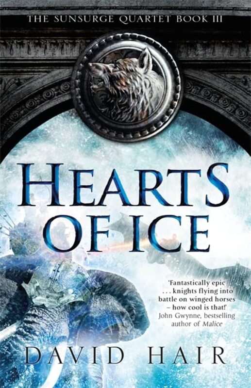 Book cover for "Hearts of Ice" by David Hair