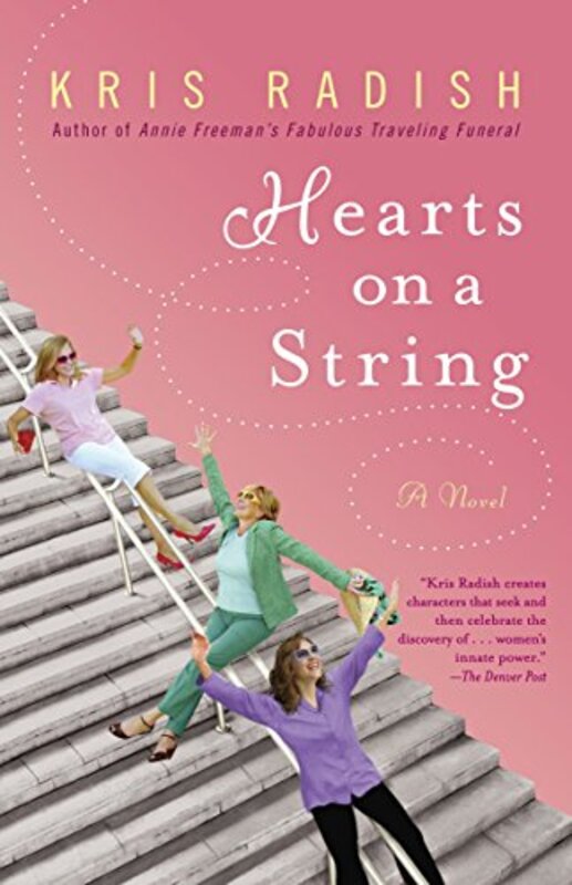 Book cover for "Hearts on a String" by Kris Radish
