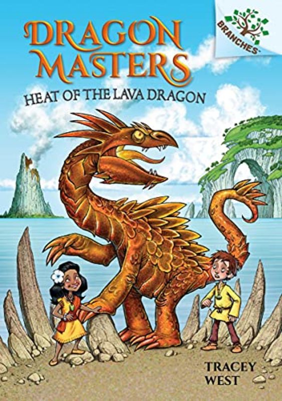 Book cover for "Heat of the Lava Dragon" by Tracey West