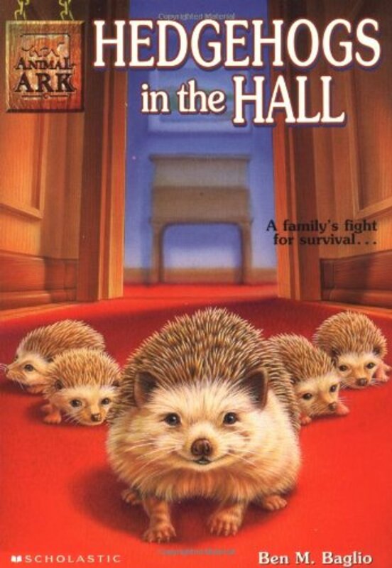 Book cover for "Hedgehogs in the Hall" by Lucy Daniels
