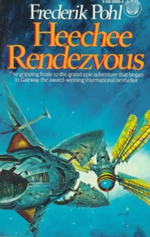 Book cover for "Heechee Rendezvous" by Frederik Pohl