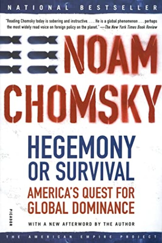 Book cover for "Hegemony or Survival"