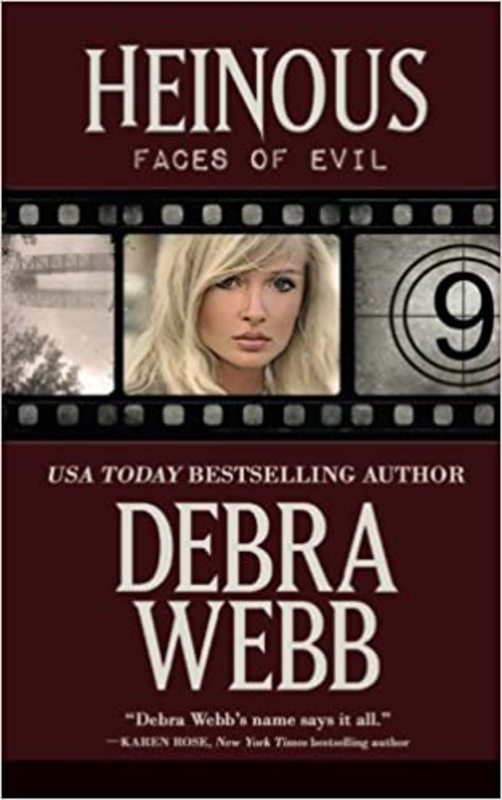 Book cover for "Heinous" by Debra Webb