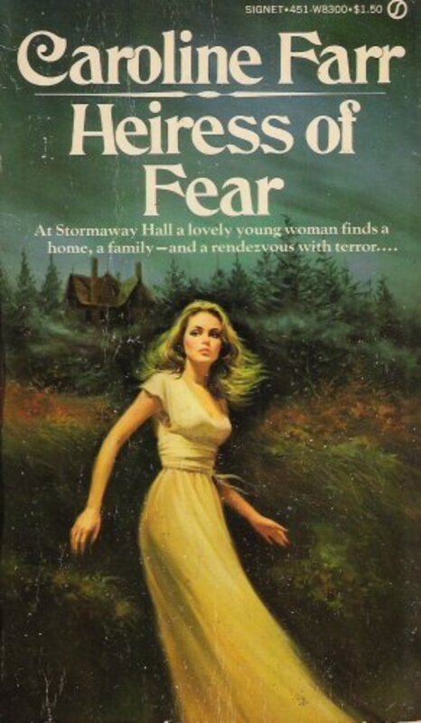 Book cover for "Heiress Of Fear" by Carter Brown