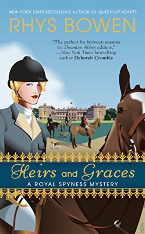 Book cover for "Heirs and Graces" by Rhys Bowen