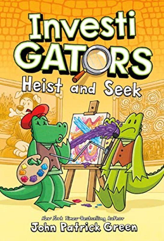 Book cover for "Heist and Seek" by John Patrick Green