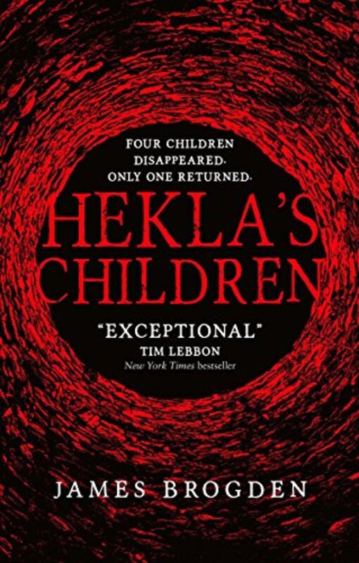 Book cover for "Hekla's Children" by James Brogden