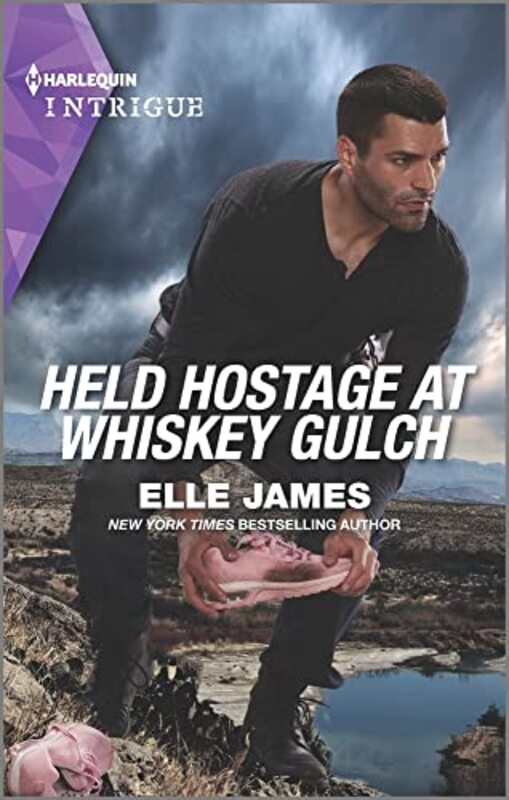 Book cover for "Held Hostage at Whiskey Gulch" by Elle James