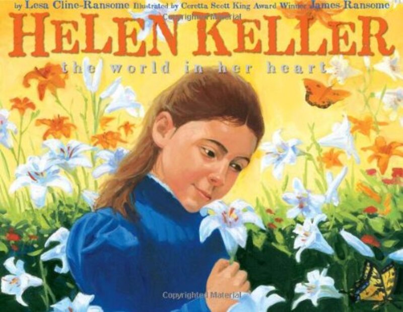 Book cover for "Helen Keller" by James E Ransome