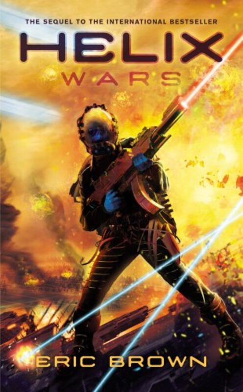 Book cover for "Helix Wars" by Eric Brown