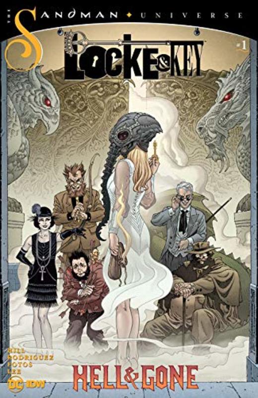 Book cover for "Locke & Key/Sandman: Hell & Gone #1"
