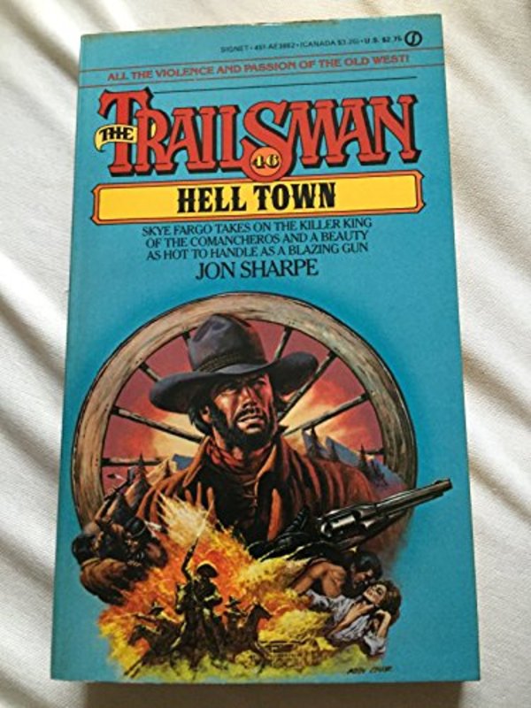 Book cover for "Hell Town" by Jon Sharpe