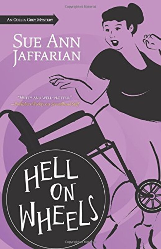 Book cover for "Hell on Wheels" by Sue Ann Jaffarian