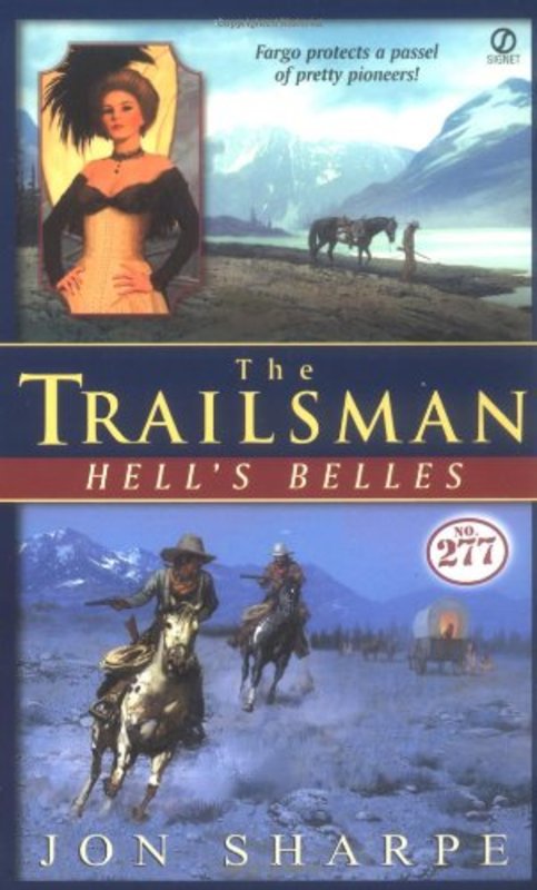 Book cover for "Hell's Belles" by Jon Sharpe