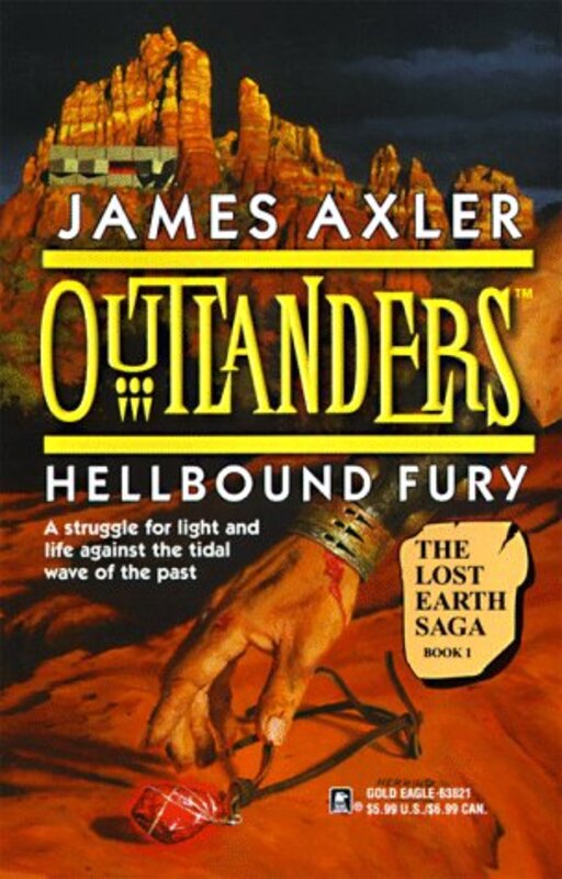 Book cover for "Hellbound Fury" by James Axler