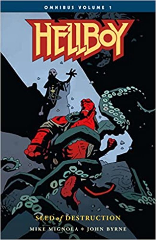 Book cover for "Hellboy" by Mike Mignola