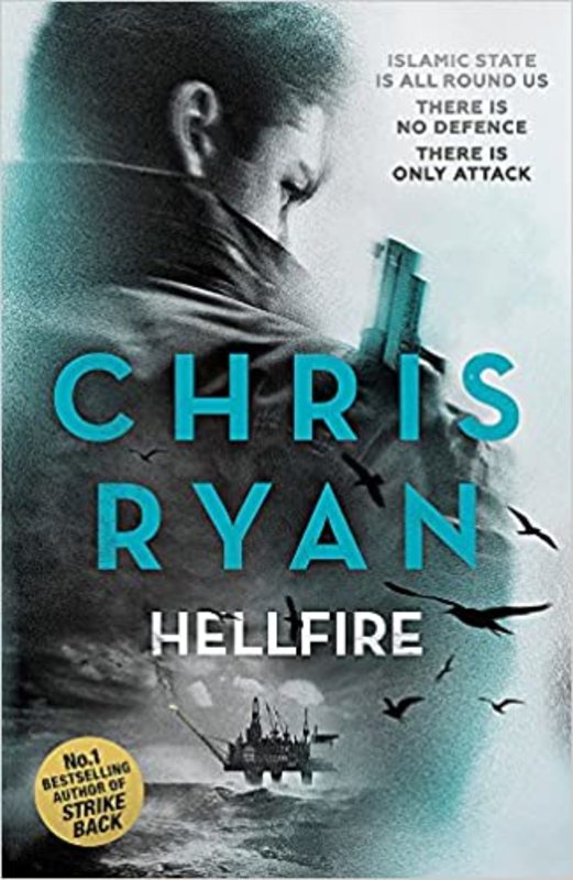 Book cover for "Hellfire" by Chris Ryan