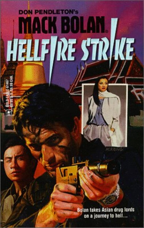Book cover for "Hellfire Strike" by Mike Newton