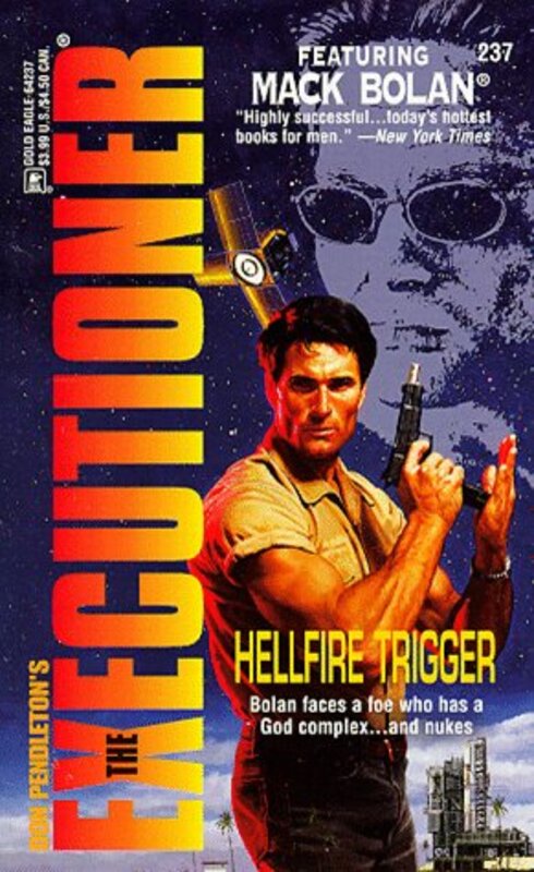 Book cover for "Hellfire Trigger" by Don Pendleton