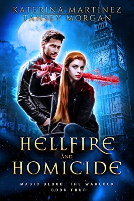 Book cover for "Hellfire and Homicide" by Katerina Martinez