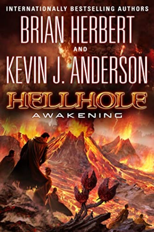 Book cover for "Hellhole Awakening" by Kevin J Anderson