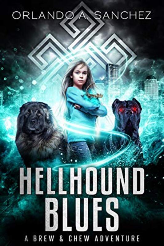 Book cover for "Hellhound Blues" by Orlando A Sanchez