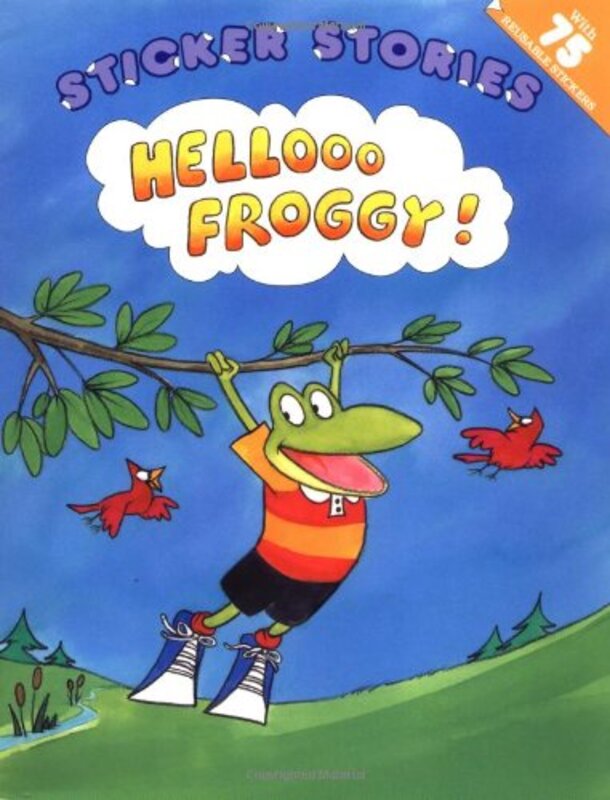 Book cover for "Hellooo Froggy!" by Jonathan London