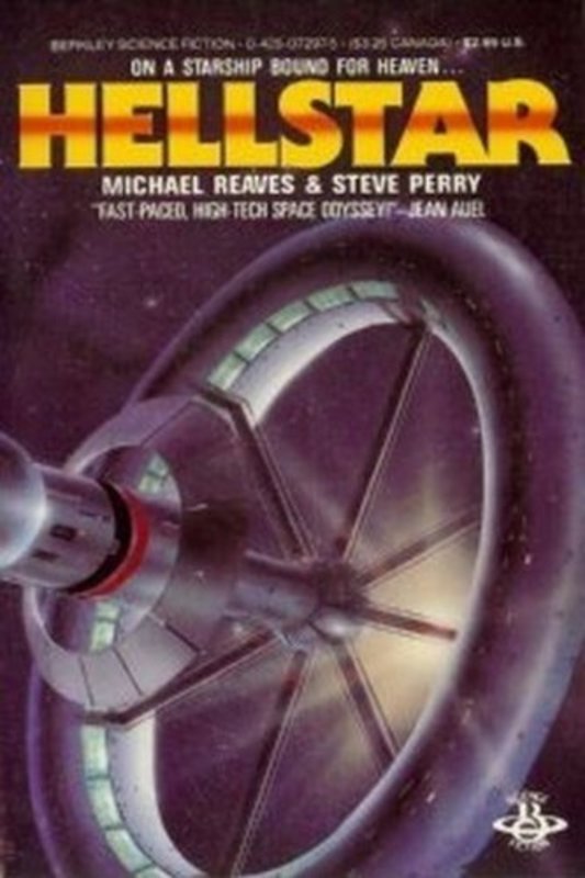Book cover for "Hellstar" by Steve Perry