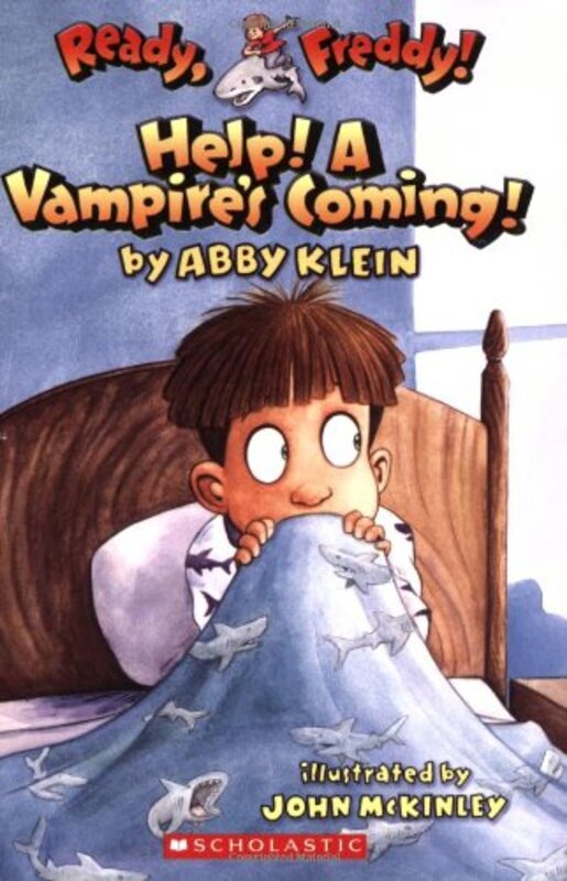 Book cover for "Help! A Vampire's Coming!" by Abby Klein