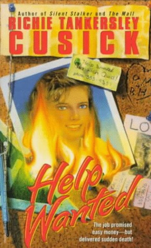 Book cover for "Help Wanted" by Richie Tankersley Cusick