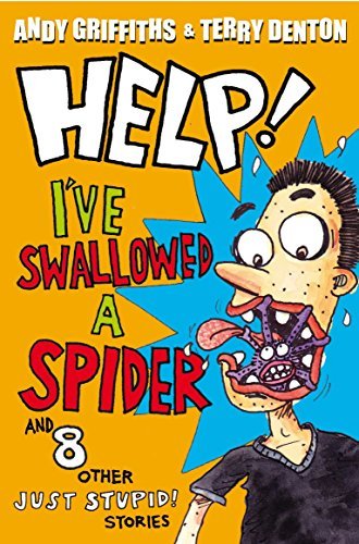 Book cover for "Help! I've Swallowed a Spider" by Andy Griffiths