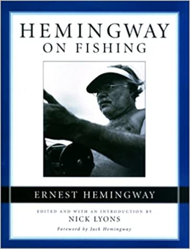 Book cover for "Hemingway on Fishing"