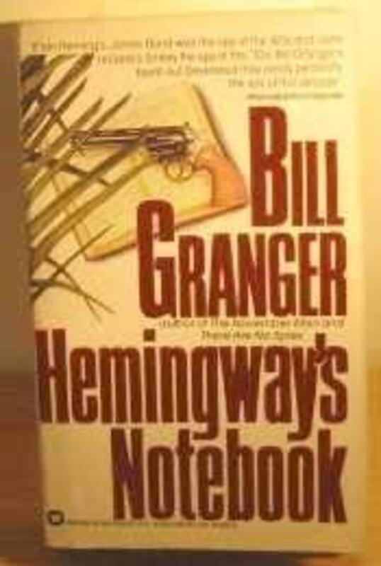 Book cover for "Hemingway's Notebook" by Bill Granger