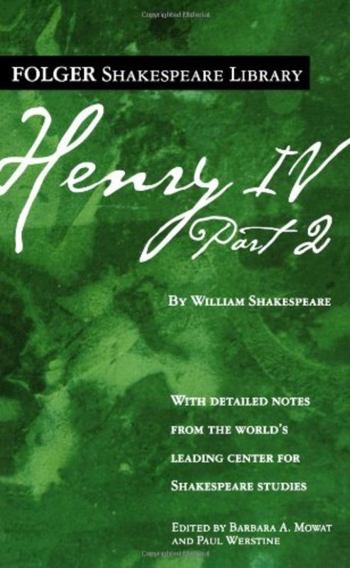 Book cover for "Henry IV, Part 2" by William Shakespeare