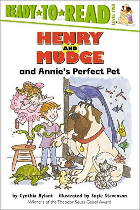 Book cover for "Henry and Mudge and Annie's Perfect Pet" by Cynthia Rylan