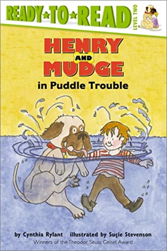 Book cover for "Henry and Mudge in Puddle Trouble" by Cynthia Rylan