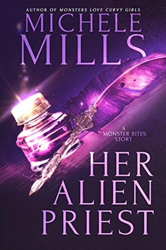Book cover for "Her Alien Priest" by Michele Mills