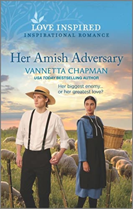 Book cover for "Her Amish Adversary" by Vannetta Chapman