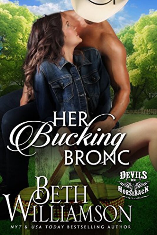 Book cover for "Her Bucking Bronc" by Beth Williamson
