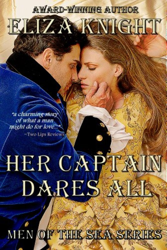 Book cover for "Her Captain Dares All" by Eliza Knight