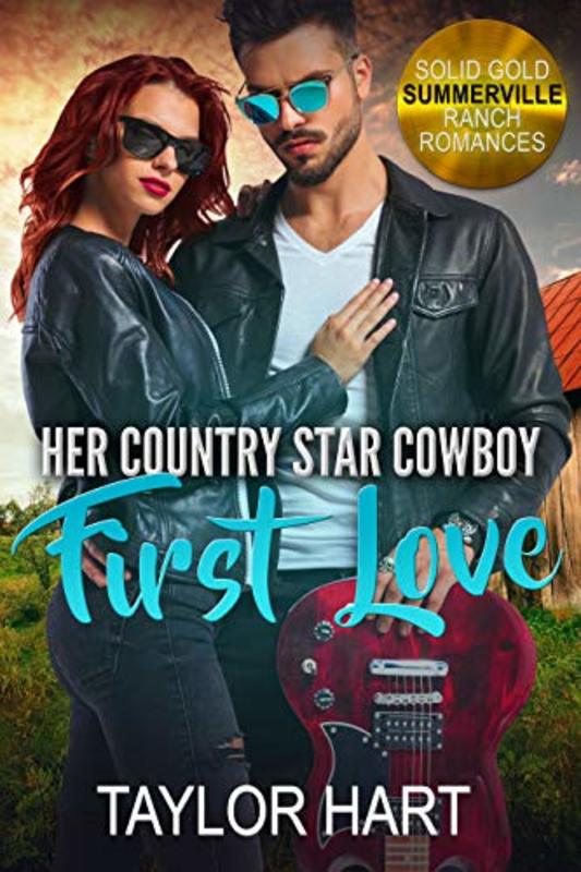 Book cover for "Her Country Star Cowboy: First Love" by Taylor Hart