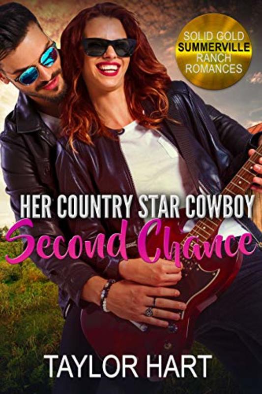 Book cover for "Her Country Star Cowboy: Second Chance" by Taylor Hart