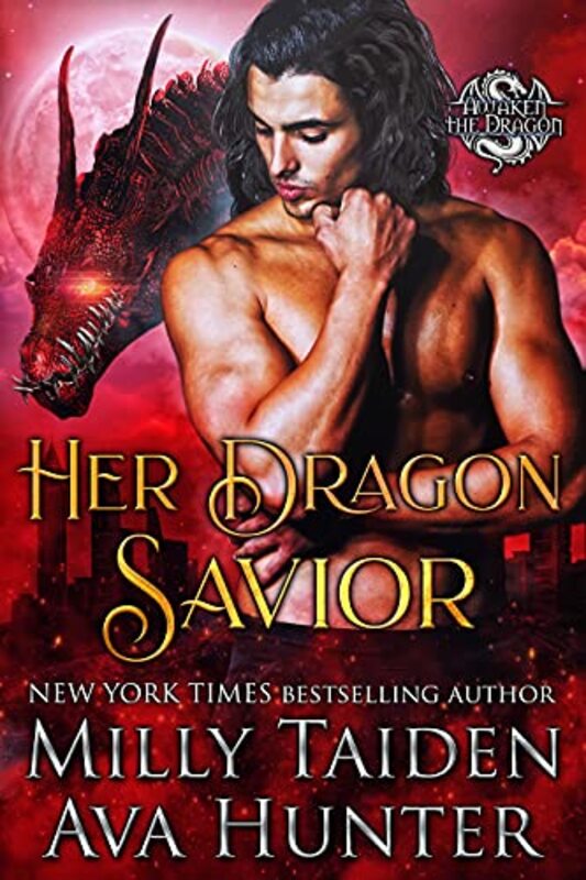 Book cover for "Her Dragon Savior" by Milly Taiden