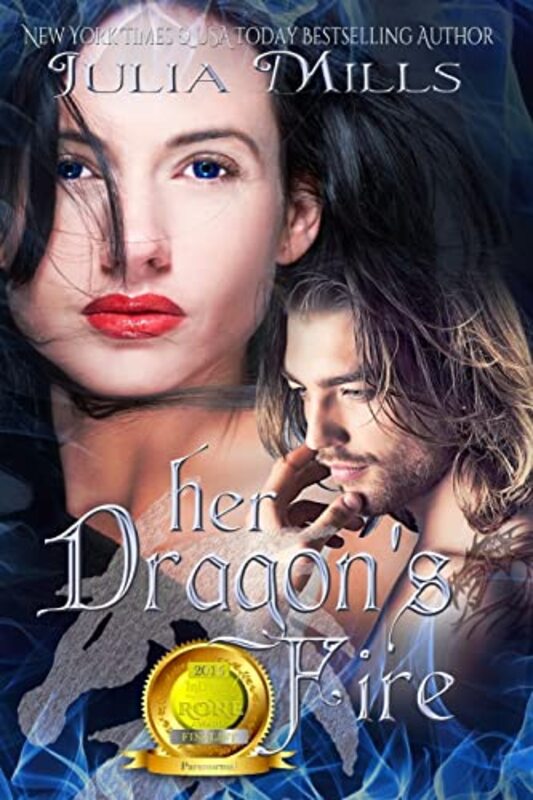 Book cover for "Her Dragon's Fire" by Julia Mills