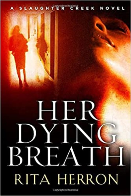 Book cover for "Her Dying Breath" by Rita Herron