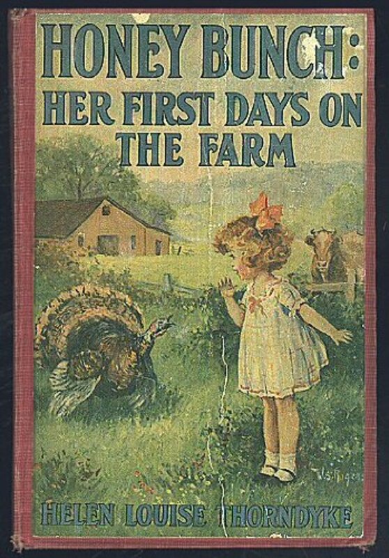 Book cover for "Her First Days on the Farm" by Helen Louise Thorndyke
