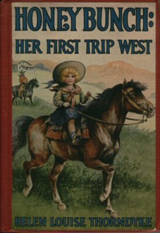 Book cover for "Her First Trip West" by Helen Louise Thorndyke