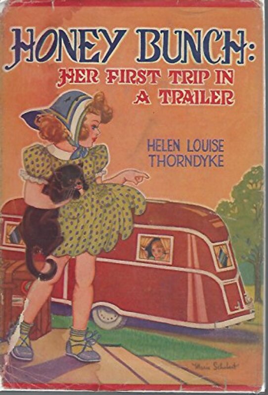 Book cover for "Her First Trip in a Trailer" by Helen Louise Thorndyke