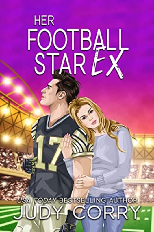 Book cover for "Her Football Star Ex" by Judy Corry